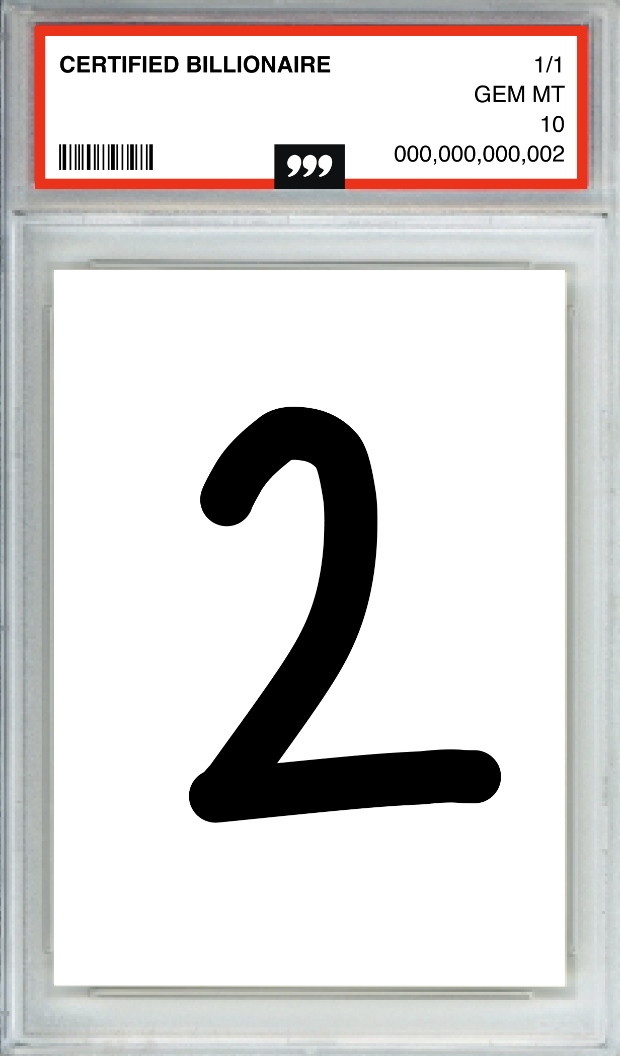 Certified Billionaire Card